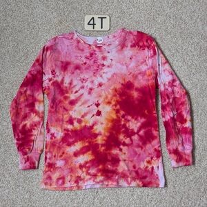 New Tiedye Unisex Toddler Long Sleeve Shirt